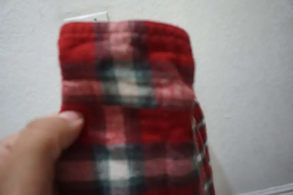 Tommy Bahama 4T Boys  Faux Fur Red Plaid Flannel Shirt